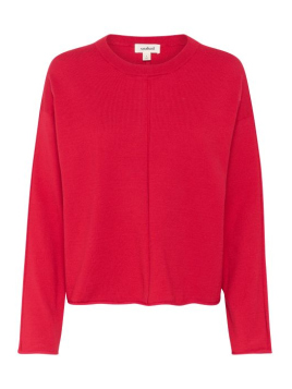 SLSpina Boxy Pullover Crew-Neck (30407689-181657) von Soaked Luxury in Salsa