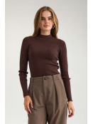 NuBia Lurex LS Pullover (706090-5034) von N�mph in Chocolate Plum