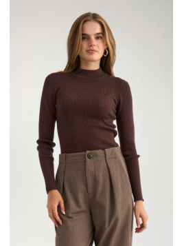 NuBia Lurex LS Pullover (706090-5034) von N�mph in Chocolate Plum
