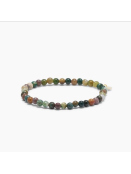 Petite Indian Agate Stretch Armband (IND-KA-4MM) von Soi Copenhagen