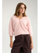 Strickjacke NuSuri Brushed SS (706023-2517) von N�mph in Peach Skin