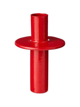 Flaschenkerzenhalter f/1,3cm Kerze (90201-33) von Ib Laursen in Rot