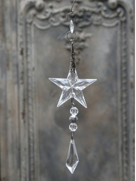 Kristallhänger "Stern" von Chic Antique