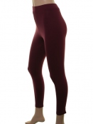 Lange Leggings von Du Milde in Darkred