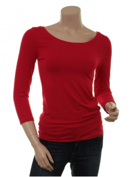 Langarm T-Shirt Trinnis von Du Milde in red
